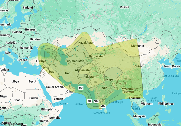 Badr 8 Central Asia